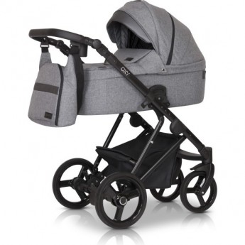 Коляска детская Verdi Babies Oxy 3x1 цвет серебристый