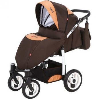 Коляска VERDI Smart 3 в 1, шоколад с темно бежевой вставкой Коляска VERDI Smart 3 в 1, шоколад с темно бежевой вставкой
